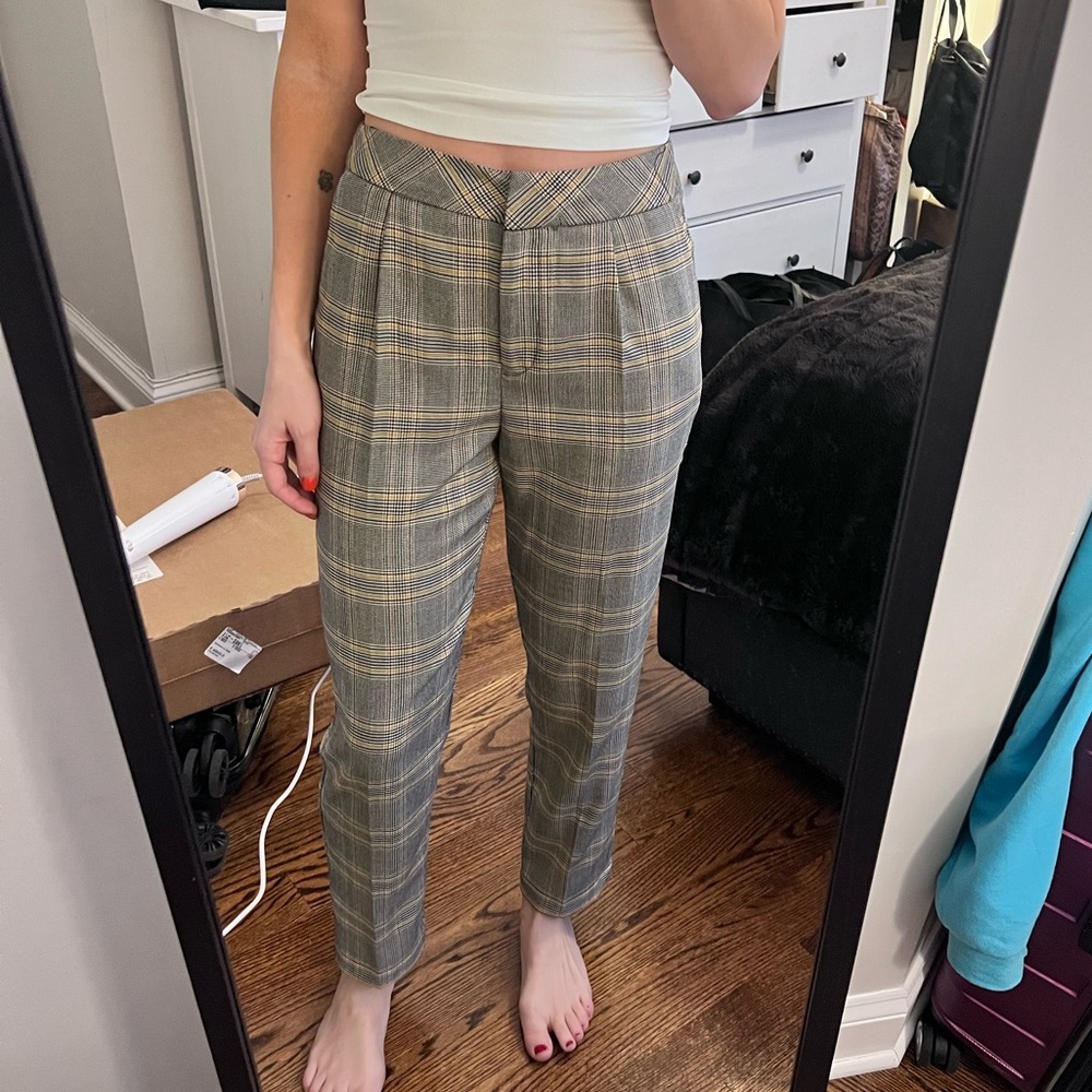 1 State Plaid trousers